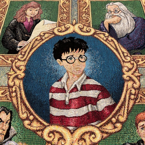Vintage Harry Potter tapestry blanket - Picture 2 of 7